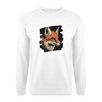 Fuchs - Unisex Pullover - Weiß - Vorne