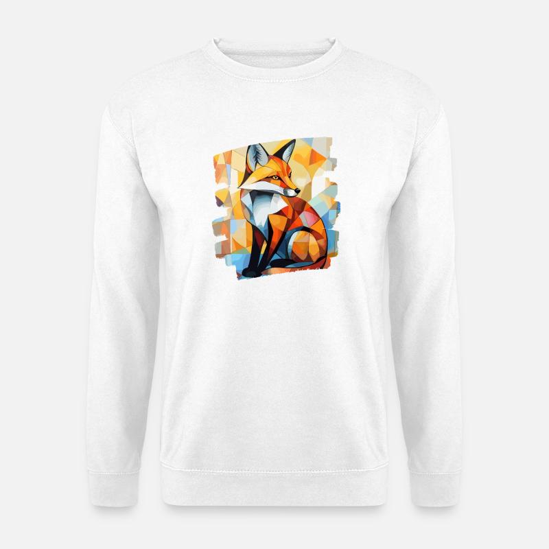 Fuchs - Unisex Pullover - Weiß