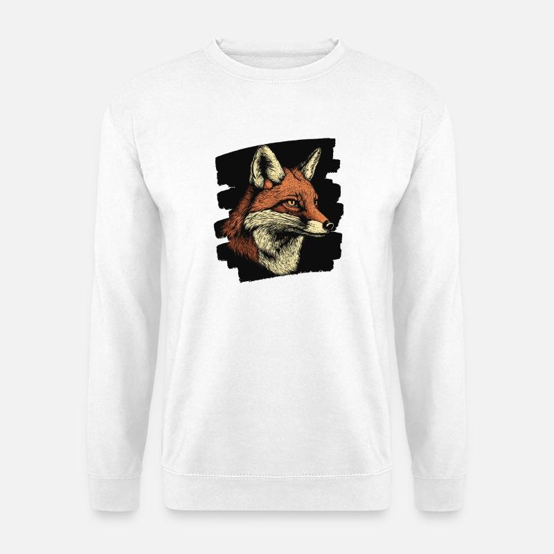Fuchs - Unisex Pullover - Weiß