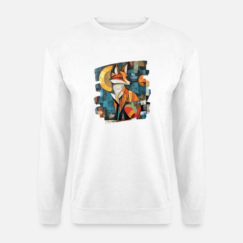 Fuchs - Unisex Pullover - Weiß