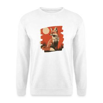 Renard - Sweat-shirt Unisexe - blanc - Devant