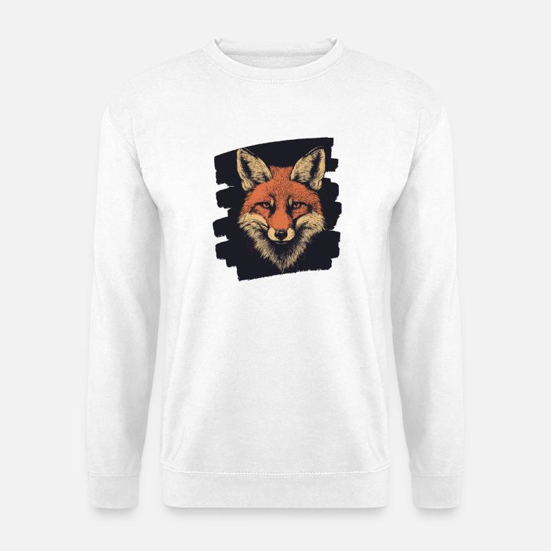 Fuchs - Unisex Pullover - Weiß