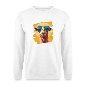 Kamel - Unisex Pullover - Weiß - Vorne