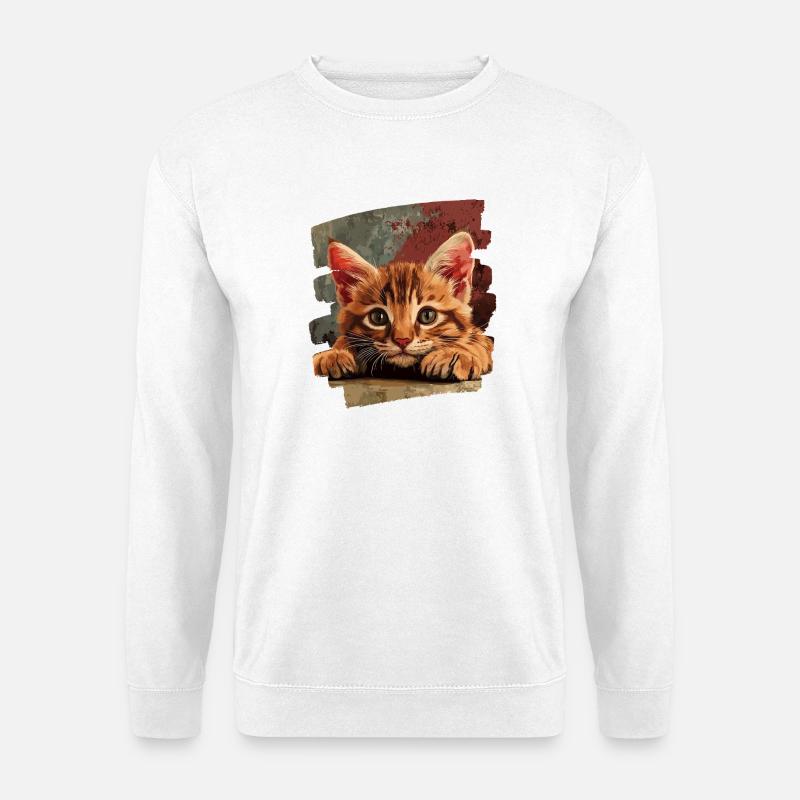 Kätzchen - Unisex Pullover - Weiß