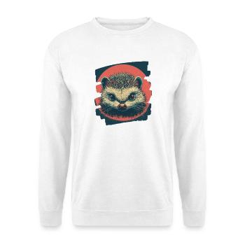 Igel - Unisex Pullover - Weiß - Vorne