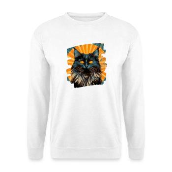 Maine coon - Sweat-shirt Unisexe - blanc - Devant