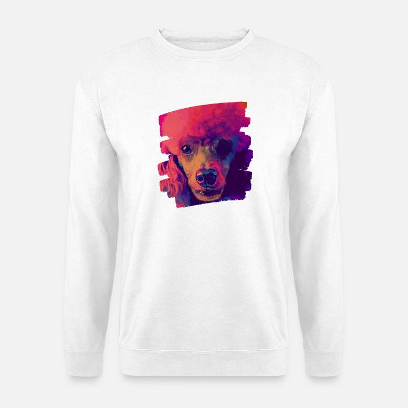 Pudel - Unisex Pullover - Weiß