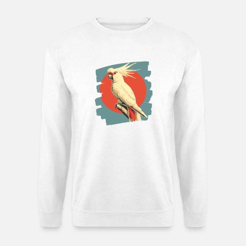 Kakadu - Unisex Pullover - Weiß