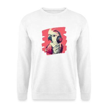 Kakadu - Unisex Pullover - Weiß - Vorne - Alina (178cm) & Michal (187cm)