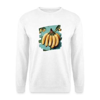 Banane - Sweat-shirt Unisexe - blanc - Devant