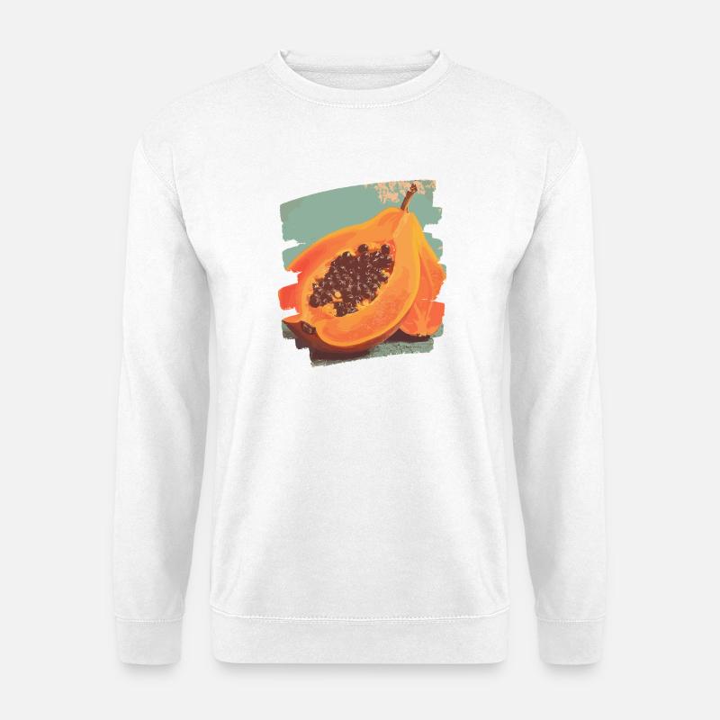 Papaya - Unisex Pullover - Weiß