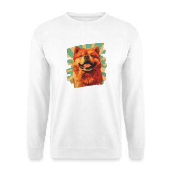 Chow Chow - Unisex Pullover - Weiß - Vorne
