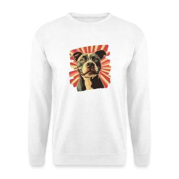 American Staffordshire - Unisex Pullover - Weiß - Vorne