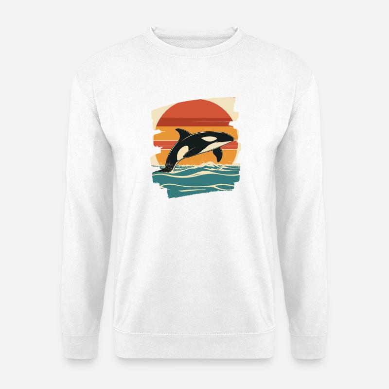 Killer whale - Unisex Sweatshirt - white