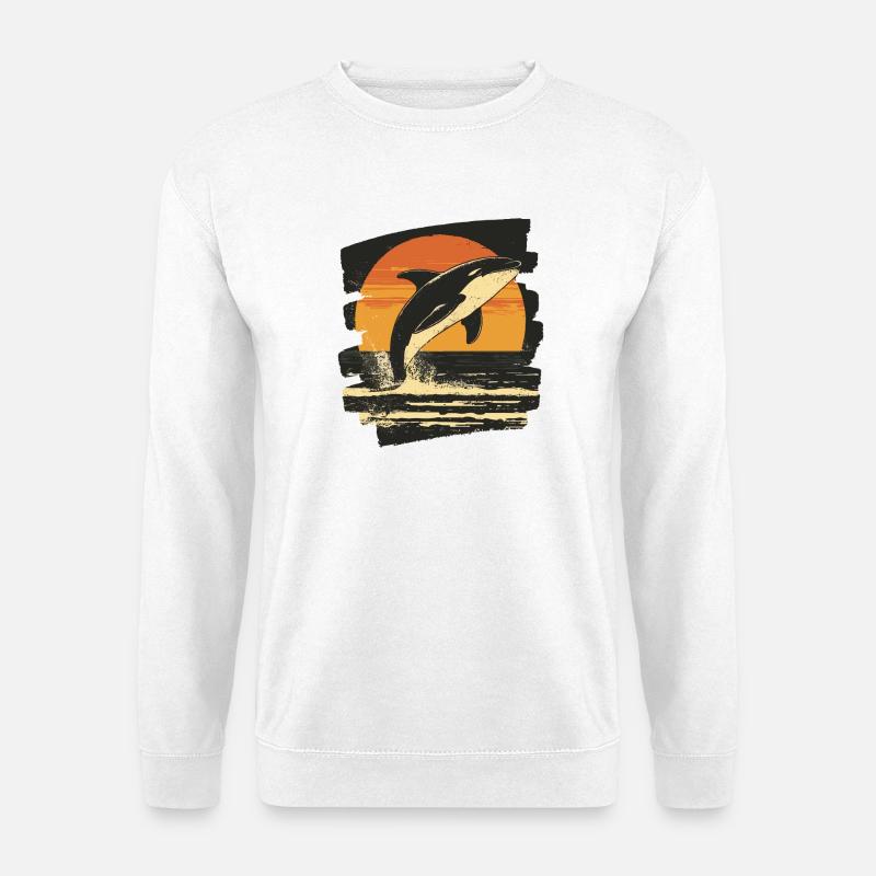 Orca - Unisex Pullover - Weiß