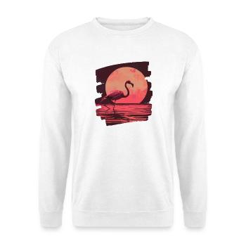 Flamingo - Unisex Sweatshirt - white - Front