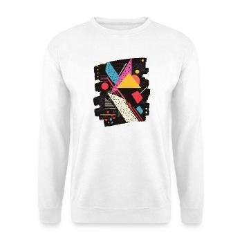 Années 80 - Sweat-shirt Unisexe - blanc - Devant