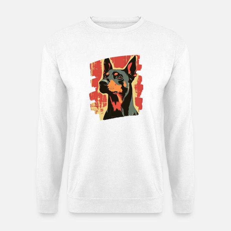 Doberman - Unisex Sweatshirt - white