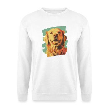 Golden Retriever - Unisex Pullover - Weiß - Vorne