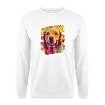 Golden Retriever - Unisex Pullover - Weiß - Vorne