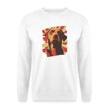 Labrador - Unisex Pullover - Weiß - Vorne