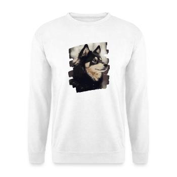 Laponie finlandaise - Sweat-shirt Unisexe - blanc - Devant
