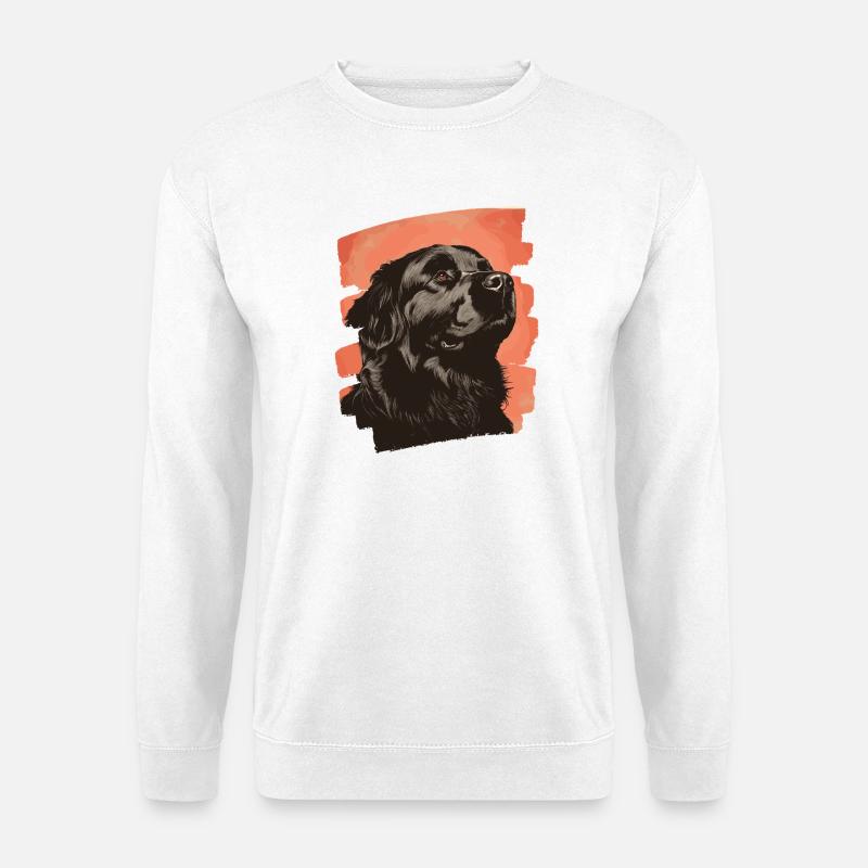 Neufundländer - Unisex Pullover - Weiß