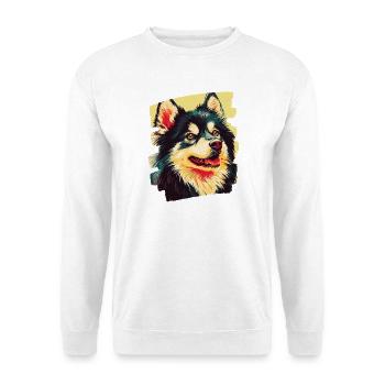 Laponie finlandaise - Sweat-shirt Unisexe - blanc - Devant