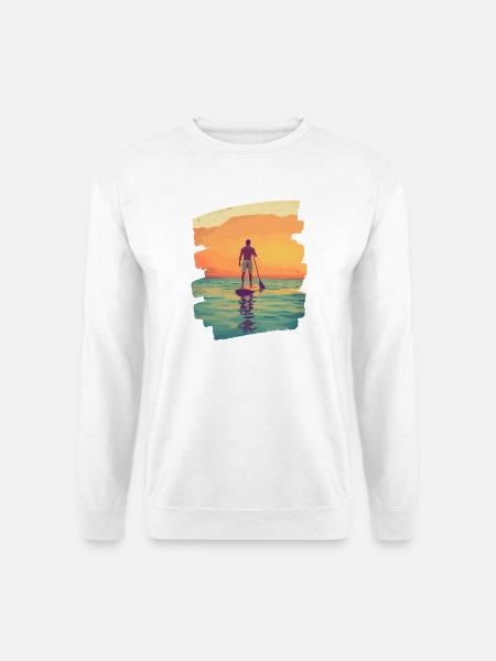Stand-up-paddle SUP - Unisex Pullover - Weiß