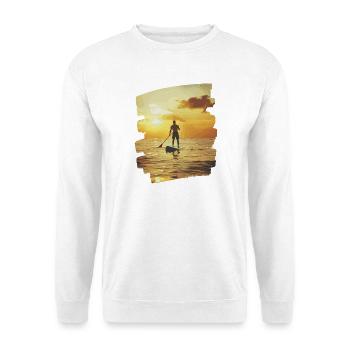Stand-up-paddle SUP - Unisex Pullover - Weiß - Vorne