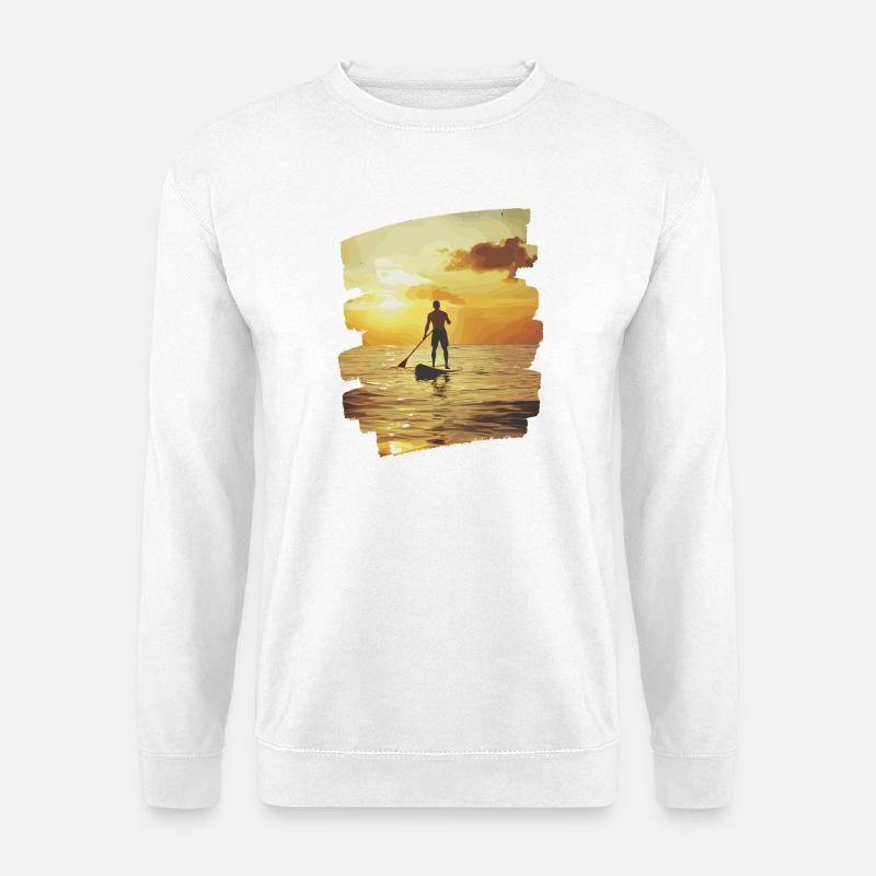 Stand-up-paddle SUP - Unisex Pullover - Weiß