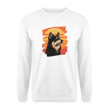 Laponie finlandaise - Sweat-shirt Unisexe - blanc - Devant