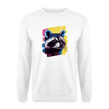 Raccoon - Unisex Sweatshirt - white - Front
