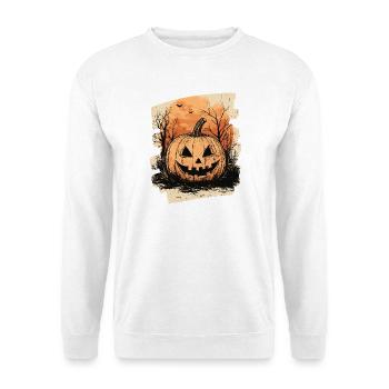 Halloween Pumpkin - Unisex Sweatshirt - white - Front