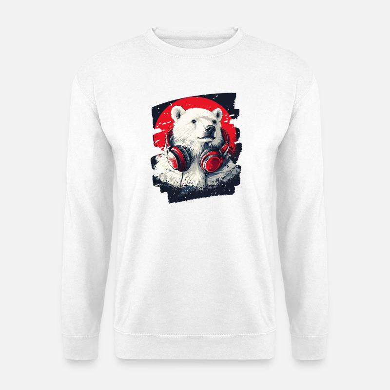 Polar bear - Unisex Sweatshirt - white