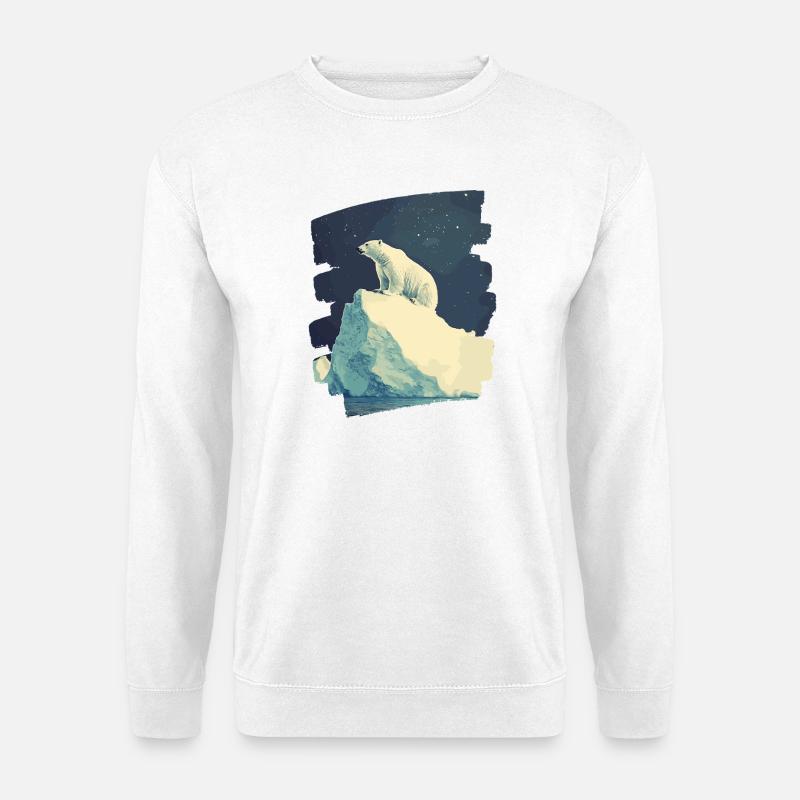 Eisbär - Unisex Pullover - Weiß