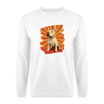 Bullterrier Kampfhund Hunderasse - Unisex Pullover - Weiß - Vorne