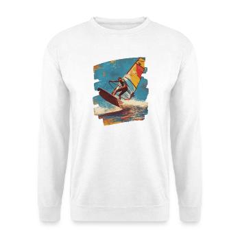Véliplanchistes Planche à voile Surf Sports nautiques - Sweat-shirt Unisexe - blanc - Devant