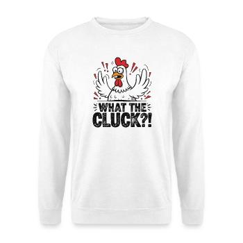 Was zum Teufel?! Chicken Cartoon Tee - Unisex Pullover - Weiß - Vorne