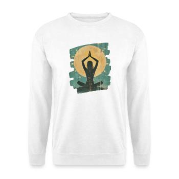 Yoga Namaste Meditation - Unisex Pullover - Weiß - Vorne