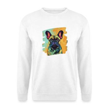 Frenchie French Bulldog - Unisex Sweatshirt - white - Front