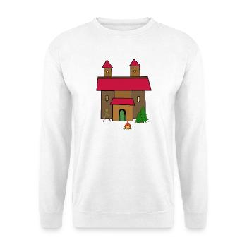 Sword Castle Fortress Medieval Knight Child - Unisex Sweatshirt - white - Front