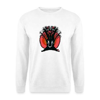 Sunset Horizon Nature Apple Tree Autumn - Unisex Sweatshirt - white - Front