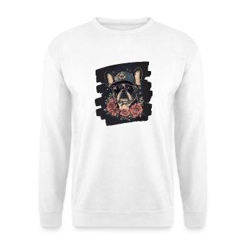 Frenchie French Bulldog - Unisex Sweatshirt - white - Front