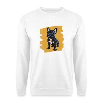 Frenchie French Bulldog - Unisex Sweatshirt - white - Front