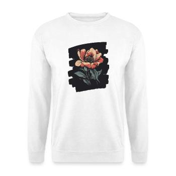 Printemps Printemps Début Fleur Fleurs - Sweat-shirt Unisexe - blanc - Devant