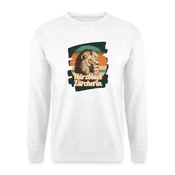 Härzbluetzürcherin Zürich Zurich Zurich - Unisex Sweatshirt - white - Front