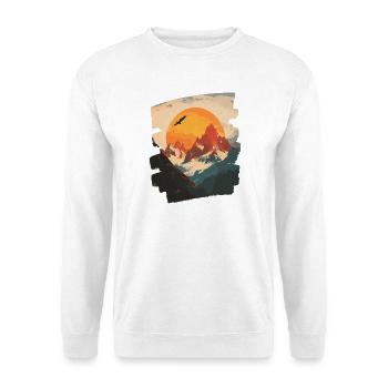 Mountains - Unisex Sweatshirt - white - Front