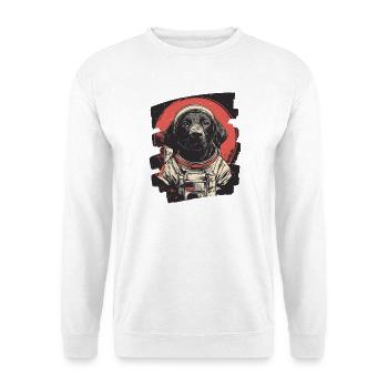 Labrador Astronaut - Unisex Pullover - Weiß - Vorne