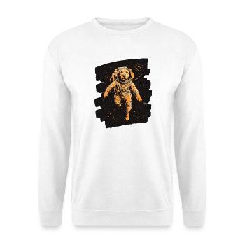 Labrador Astronaut - Unisex Pullover - Weiß - Vorne